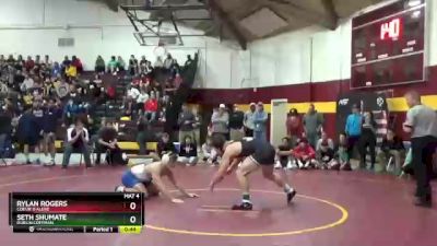 190 lbs Semifinal - Seth Shumate, Dublin Coffman vs Rylan Rogers, Coeur D`Alene