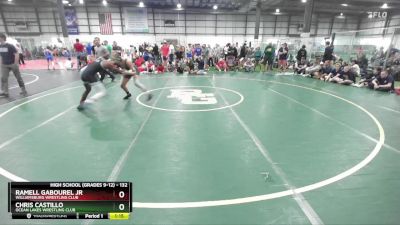 132 lbs Cons. Round 1 - Chris Castillo, Ocean Lakes Wrestling Club vs Ramell Gabourel Jr, Williamsburg Wrestling Club