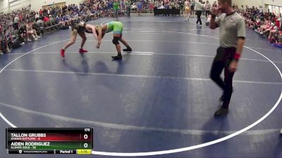 175 lbs Round 1 (6 Team) - Aiden Rodriguez, Illinois Gold vs Tallon Grubbs, Kansas Rattlers