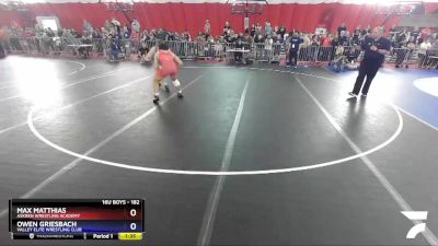 182 lbs 1st Place Match - Max Matthias, Askren Wrestling Academy vs Owen Griesbach, Valley Elite Wrestling Club