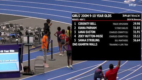 Youth Girls' 200m Usatf Club Competition , Finals 3 - Age 9-10