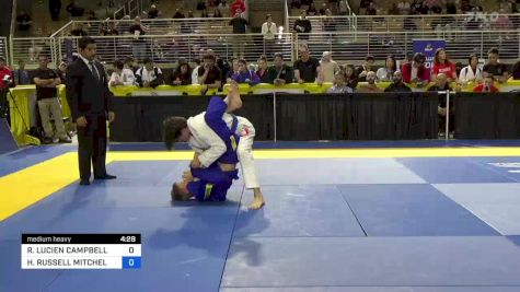 REECE LUCIEN CAMPBELL vs HAYDEN RUSSELL MITCHELL 2024 Pan Jiu Jitsu IBJJF Championship