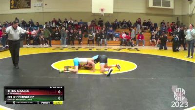 100 lbs Champ. Round 1 - Felix Dominguez, Orland Wrestling Club vs Titus Kessler, Alpha Dawgs