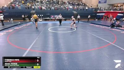 132 lbs Cons. Round 3 - Noah Morse, Dallas Highland Park vs Tyberius Mims, Klein Cain