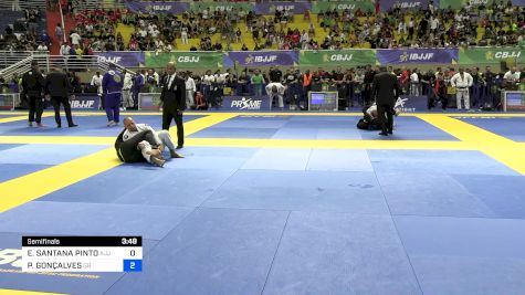 EVERTON SANTANA PINTO vs PERCIO GONÇALVES 2024 Brasileiro Jiu-Jitsu IBJJF