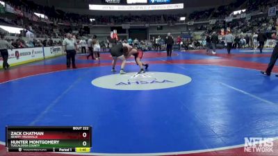 7A 285 lbs Semifinal - Zack Chatman, Hewitt-Trussville vs Hunter Montgomery, Tuscaloosa County