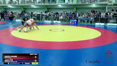 110kg Semifinal - Jastej Mundi, Rustom WC vs Jack Pye, Cowichan Valley WC