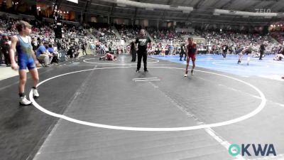 67 lbs Round Of 16 - Dylan Miller, Oklahoma Wrestling Academy vs Beckett Carter, Piedmont