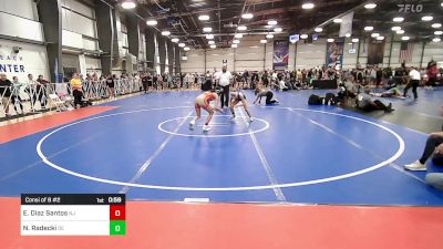 100 lbs Consi Of 8 #2 - Emelly Diaz Santos, NJ vs Natalie Radecki, DE