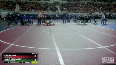 D4-175 lbs Cons. Round 2 - Pablo Hernandez, Phoenix Christian vs Cayden Call, Chino Valley