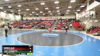 133 lbs 3rd Place Match - Patrick Allis, Western Colorado vs Tony Margiotta, San Francisco State