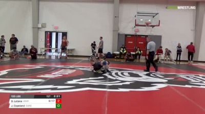 133 lbs Quarterfinal - Dominic Latona, Unattached VT vs Josh Copeland, Duke