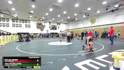 170 lbs Quarterfinal - Dylan Henry, San Clemente vs Max McWilliams, Calvary Chapel SA