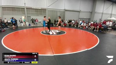 220 lbs Round 3 (8 Team) - Ryan Rambo, Wisconsin vs Heath Parrish, Minnesota Blue