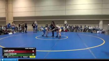 148 lbs 2nd Wrestleback (16 Team) - Luke Boree, Kame Style vs Zach Weidler, Cypress Bay