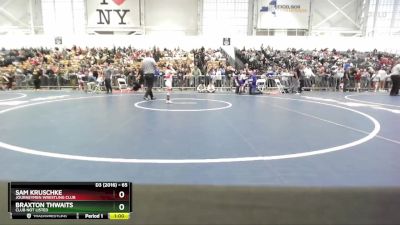 65 lbs Cons. Round 5 - Sam Kruschke, Journeymen Wrestling Club vs Braxton Thwaits, Club Not Listed