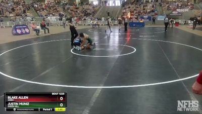 A 106 lbs Semifinal - Justin Muniz, Green Hill vs Blake Allen, Gibbs