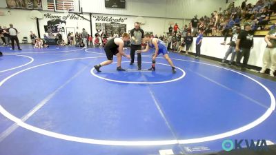 160-HWT lbs Final - Zach Goss, Vinita Kids Wrestling vs Chase Bomboy, Coweta Tiger Wrestling