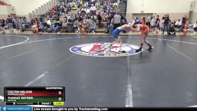 120 lbs Quarterfinal - Colton Nelson, Moorhead Magic vs Thomas Snyder, MN Elite