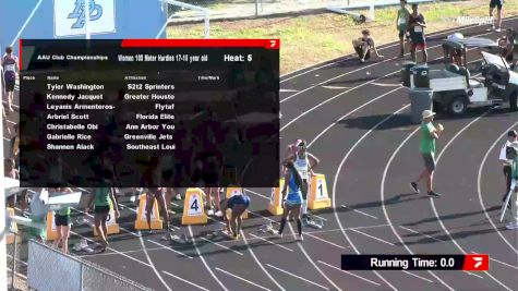 Youth Girls' 100m Hurdles, Prelims 5 - Age 17-18