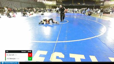 63 lbs 5th Place Match - Andrew Barajas, Scrap Yard Garage Wrestling vs Kolton Carroll, White River Hornets Wrestling Club