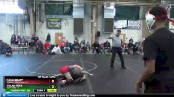 68 lbs Finals (2 Team) - Cash Bratt, Dynasty Death Row vs Rylan Wax, Team Ohio