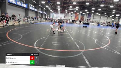 106 lbs Rr Rnd 3 - Blake Klipp, 84 Athletes Red vs Ethan Poling, Fight Barn WC