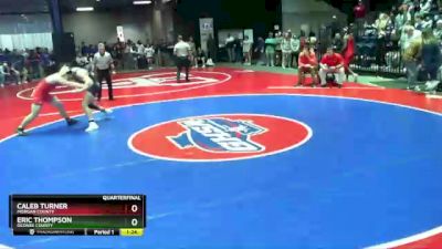 3 lbs Quarterfinal - Eric Thompson, Oconee County vs Caleb Turner, Morgan County