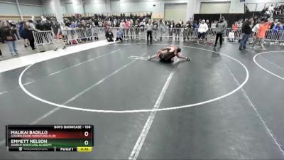 138 lbs Cons. Round 3 - Malikai Badillo, Golden Bears Wrestling Club vs Emmett Nelson, Askren Wrestling Academy