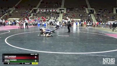 106 lbs Cons. Round 4 - Noah Raines, St James vs Abe Haskins, Houston Academy