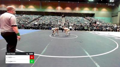 125 lbs Semifinal - JORE Volk, Wyoming vs Tristan Lujan, Michigan State
