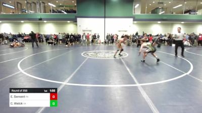 126 lbs Round Of 256 - Eren Sement, PA vs Conner Walck, VA