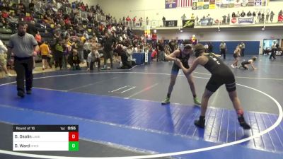 96 lbs Round Of 16 - Dylan Osolin, Lake Catholic vs Dexter Ward, Chestnut Ridge