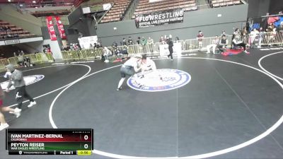 125 lbs Cons. Round 4 - Ivan Martinez-Bernal, California vs Peyton Reiser, War Eagles Wrestling