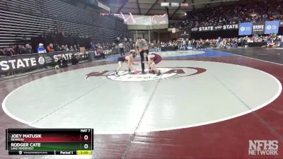 1B/2B 106 Quarterfinal - Joey Matusik, Reardan vs Rodger Cate, Lake Roosevelt