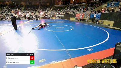 110 lbs Semifinal - Luke Lucero, ReZults Wrestling vs Kellan Chaffee, Pack 732