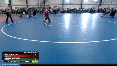 Elite 174 lbs Cons. Round 2 - Max Sokolski, Augsburg vs Braeden Hendel, Luther