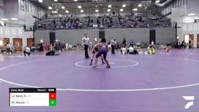 101-109 lbs Cons. Semi - Justin Neely Ii, Merrillville Pirates Wrestling vs Wyatt Moore, Hobart Wrestling Club