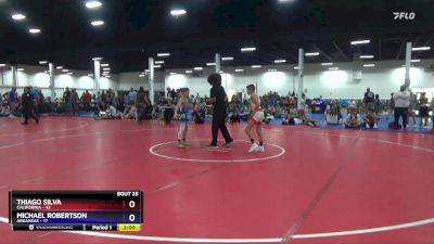 83 lbs 4th Wrestleback (16 Team) - Thiago Silva, California vs Michael Robertson, Arkansas