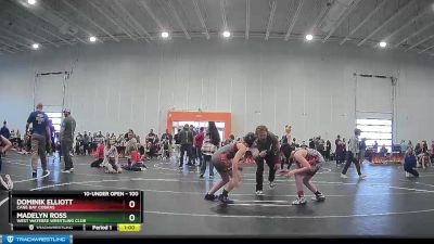 100 lbs Round 4 - Dominik Elliott, Cane Bay Cobras vs Madelyn Ross, West Wateree Wrestling Club