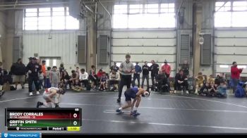 68 lbs Round 5 (6 Team) - Brody Corrales, So Cal Hammers vs Griffin Smith, Quest