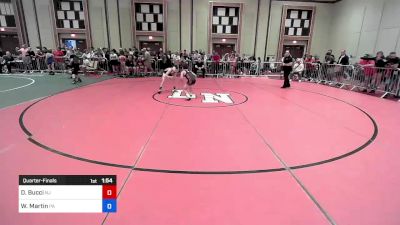 82 lbs Quarterfinal - Dominic Bucci, Nj vs Walker Martin, Pa