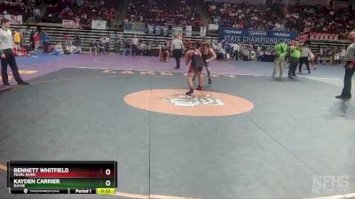 D 2 195 lbs Cons. Semi - Bennett Whitfield, Pearl River vs Kayden Carrier, Rayne