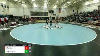 106 lbs Round 4 (10 Team) - Lazarus Hererra, Cheyenne East vs Trey Tatham, Mead