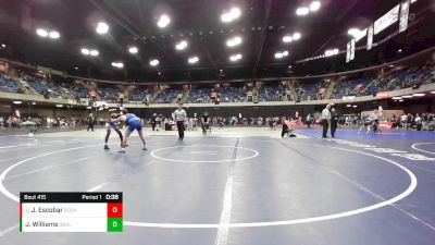 150 lbs Cons. Round 1 - James Escobar, Rochester vs Josiah Williams, Danville