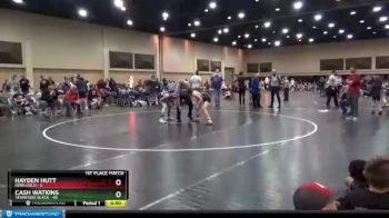 95 lbs Finals (2 Team) - Hayden Hutt, Iowa Gold vs Cash Watkins, Tennessee Black