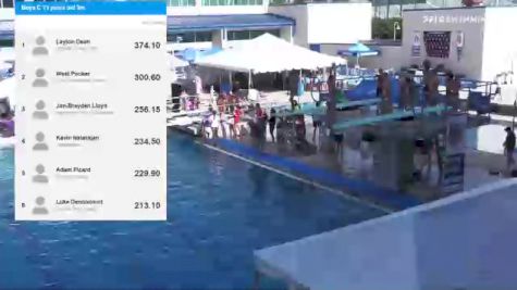 Replay: 3 Meter Springboard - Green - 2022 AAU Diving National Championships | Jul 17 @ 8 AM