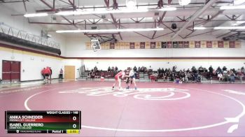 148 lbs Cons. Semi - Isabel Guerrero, Cerritos College vs Anika Schneider, Fresno City College