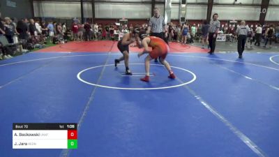 135 lbs Round Of 16 - Ashton Beckowski, Unattached vs Jorge Jara, RedNose