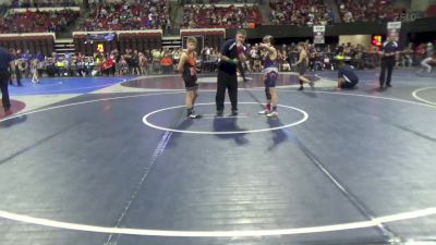 100 lbs Champ. Round 1 - Trace Schubert, Hardin Wrestling Club vs Raylon Harman, Corvallis Wrestling Club